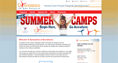 Desktop Screenshot of gymnasticsofsanantonio.com